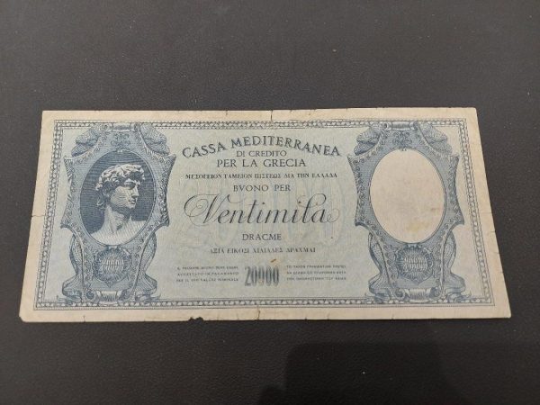 Cassa Mediterranea 20000 Δραχμές 1941, P-M9