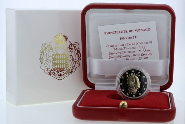 Μονακο 2 euro coin 2010 Proof Albert II