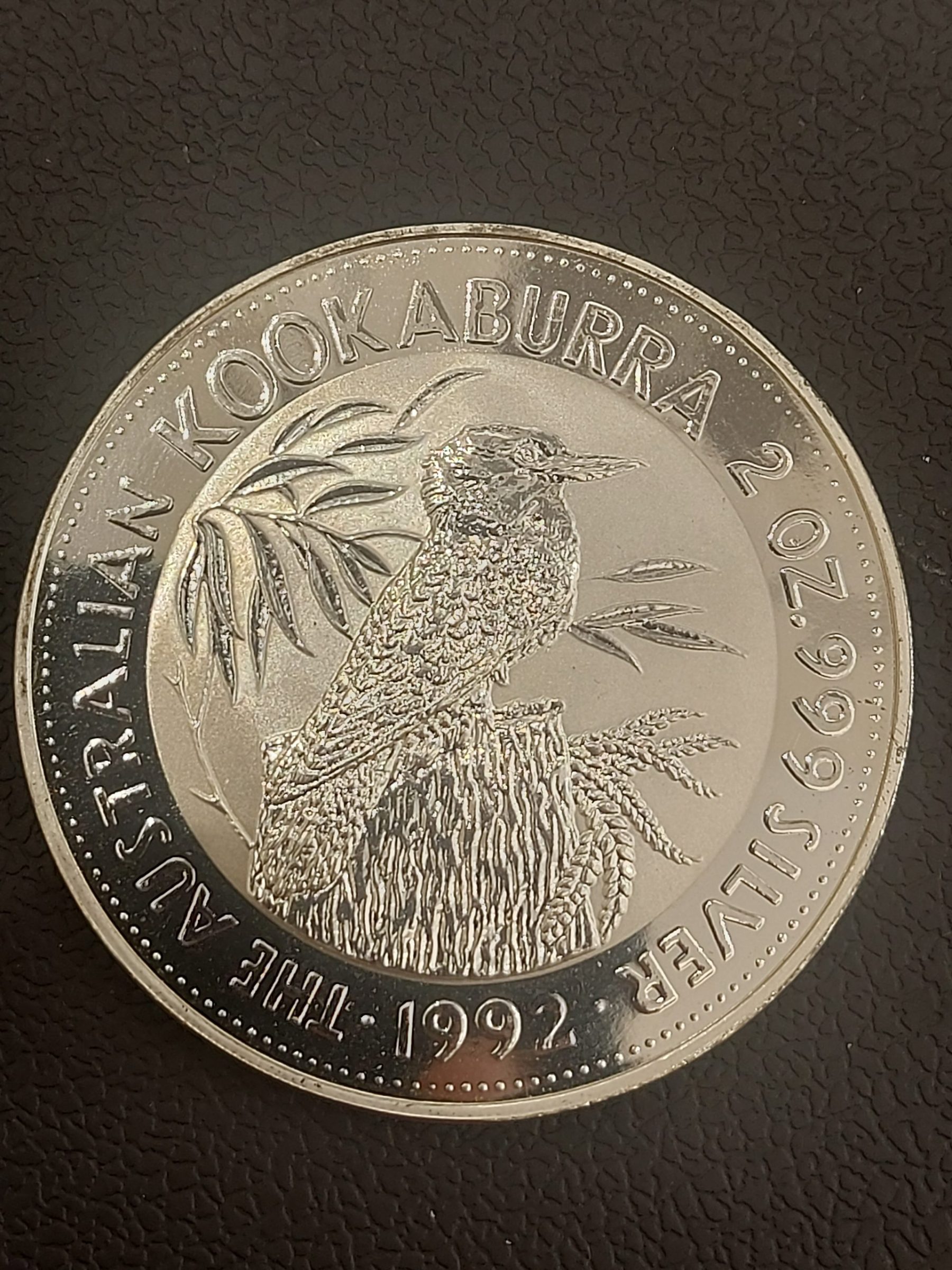 Αυστραλια Ασημενια 2 Δολλαρια Kookaburra 2 oz 1992