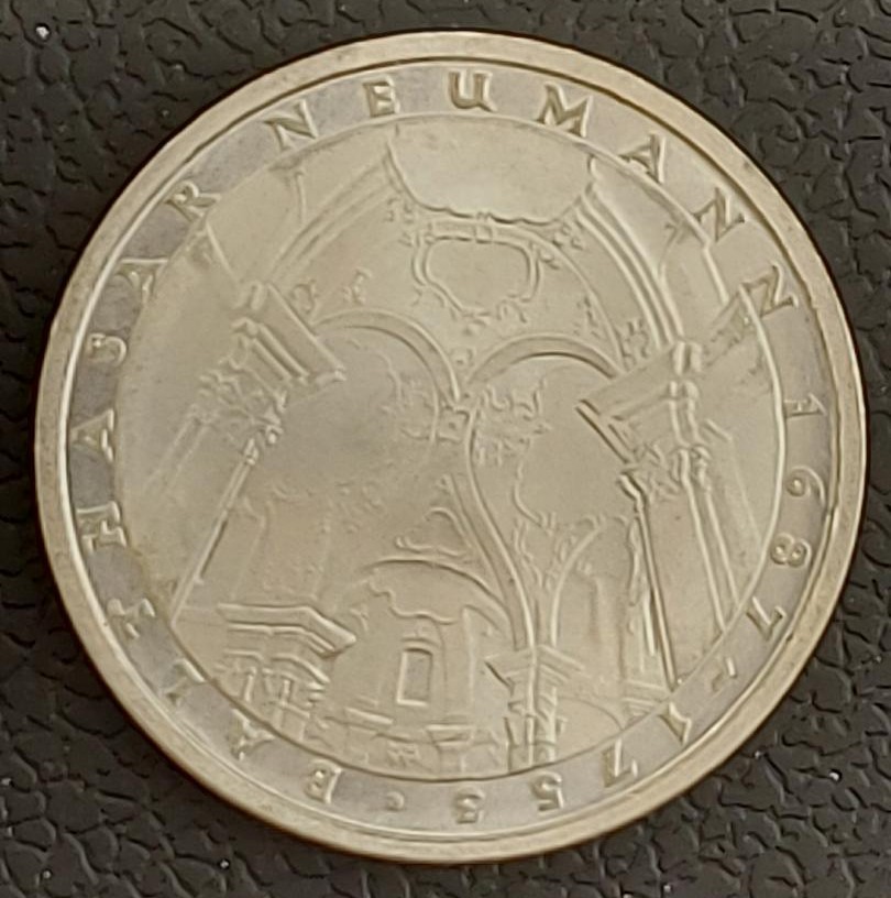 Germany 5 Mark 1978 Balthasar Neumann Ασημενιο
