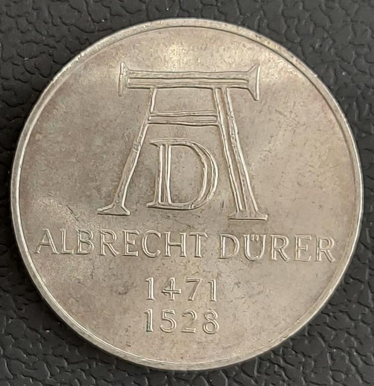 Germany 5 Mark 1971 Albrecht Durer Ασημενιο