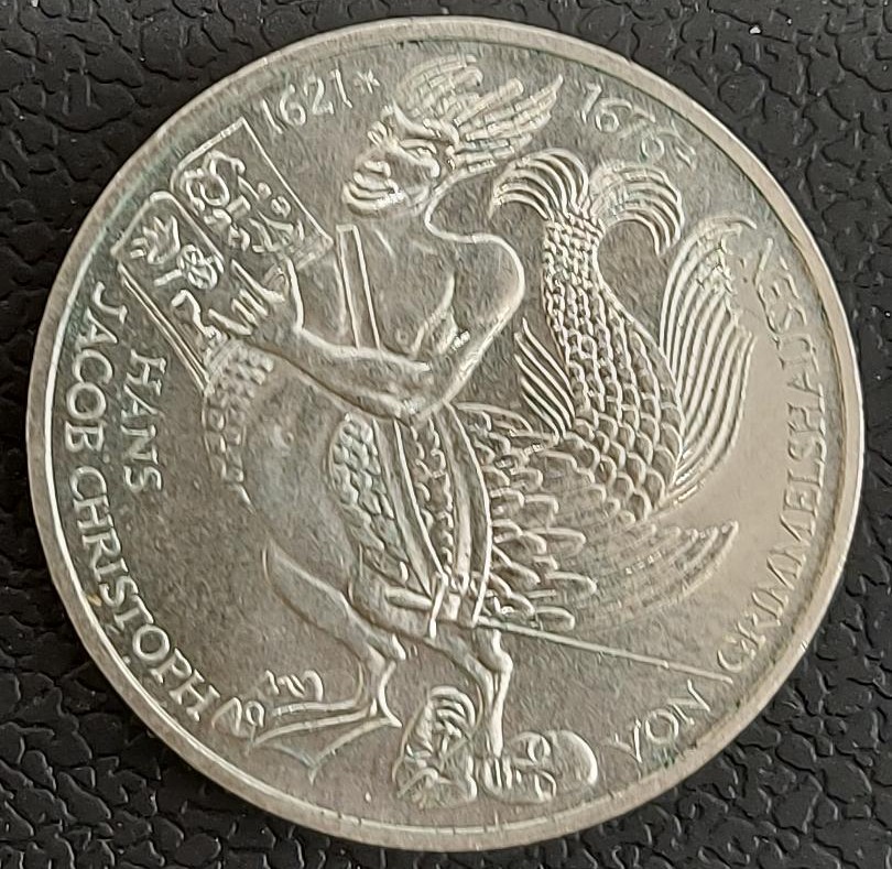 Germany 5 Mark 1976 Von Grimmelshausen Ασημενιο
