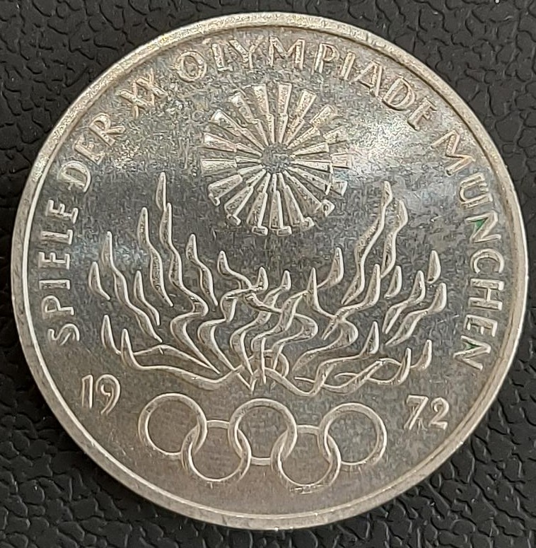 Germany 10 Mark 1972 Olympic Games in Munich Ασημενιο