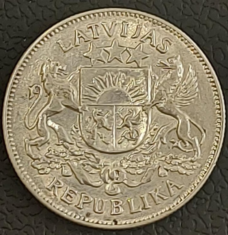 Latvia 2 Lati 1925 Ασημενιο