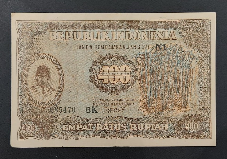 Indonesia 400 Rupiah 1948