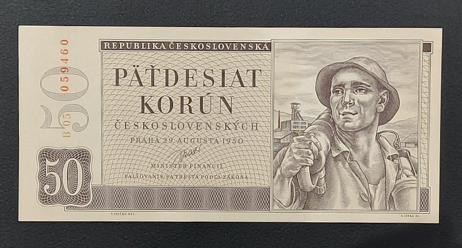 Czechoslovakia 50 Korun 1950