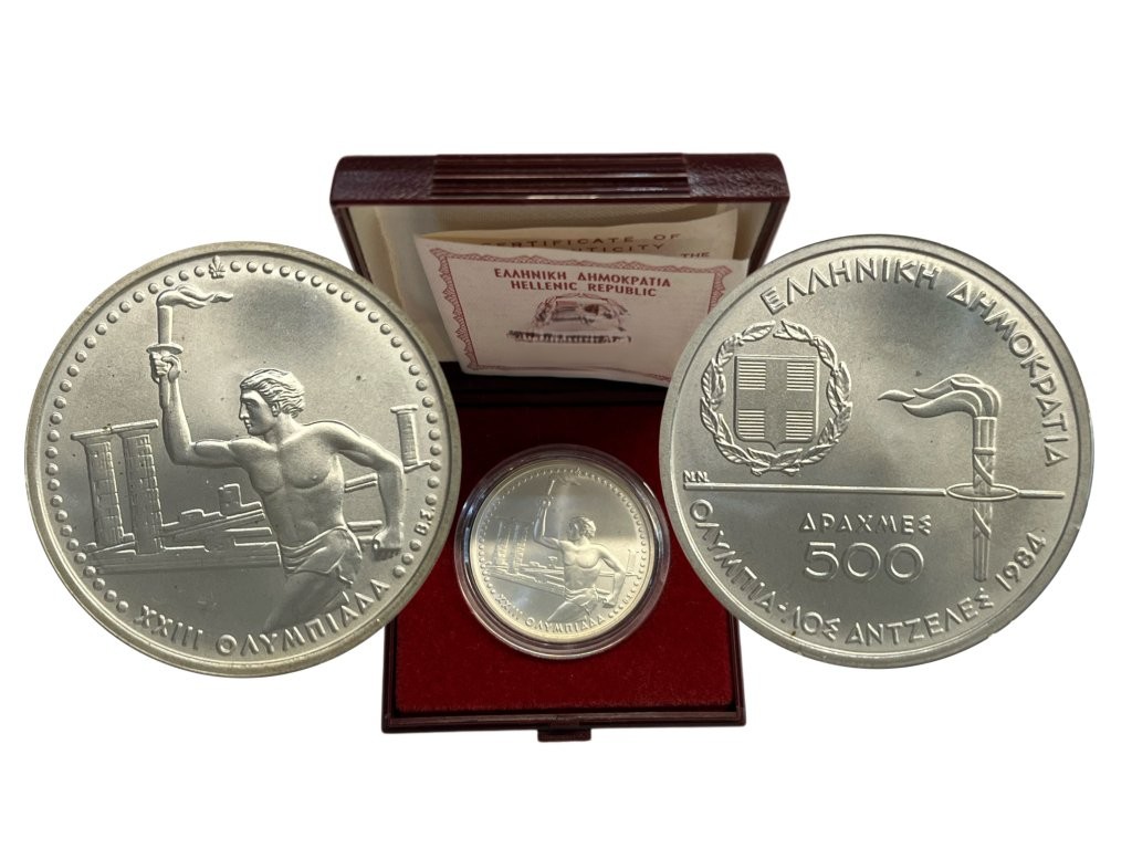 Greece 500 Drachmas Olympics Games 1984