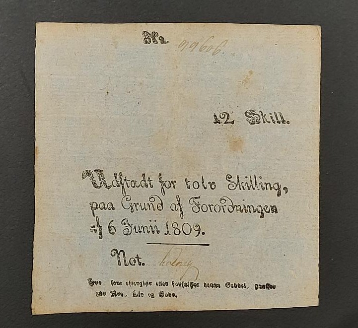 Denmark 12 Skilling 1809