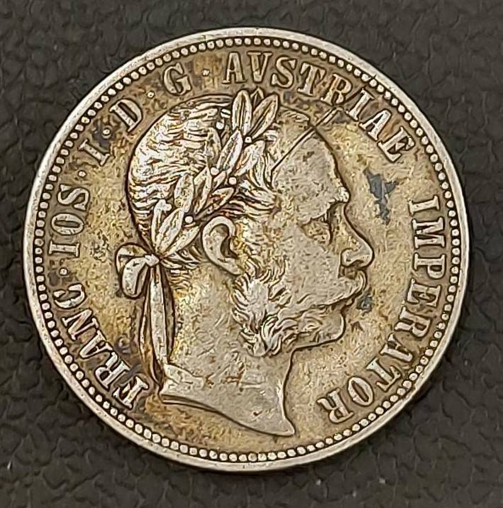 Austria 1 Florin 1887 Silver