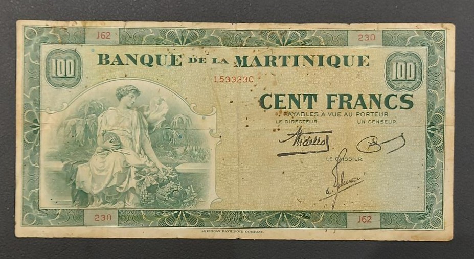 Martinique 100 Francs 1942