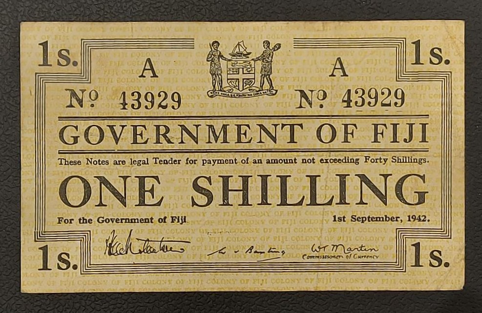 Fiji 1 Shilling 1942