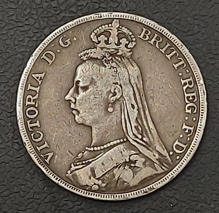 Great Britain 1 Crown 1889 - Victoria Silver