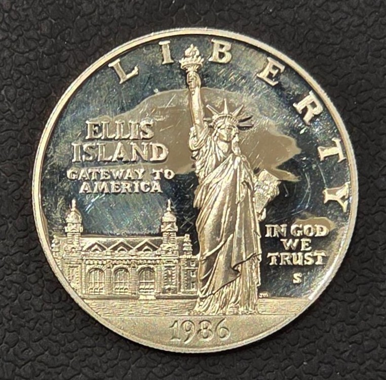 United States 1 Dollar (Statue of Liberty) 1986 Silver