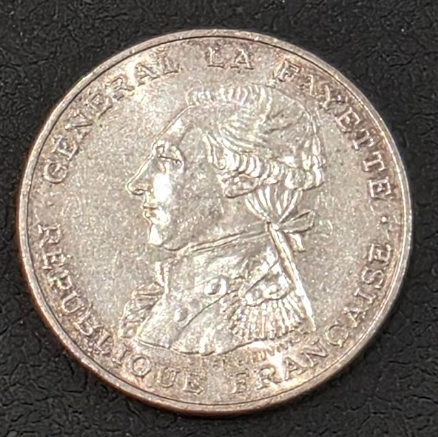 France 100 Francs 1987 (La Fayette) Silver