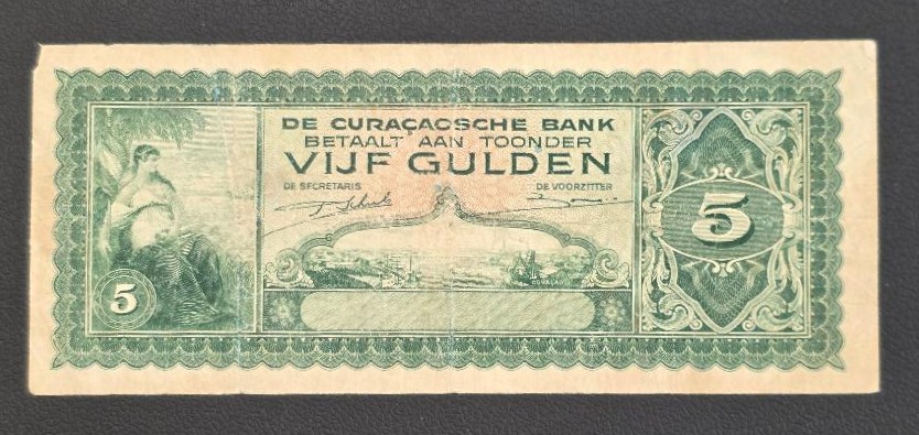 Curacao 5 Gulden 1943