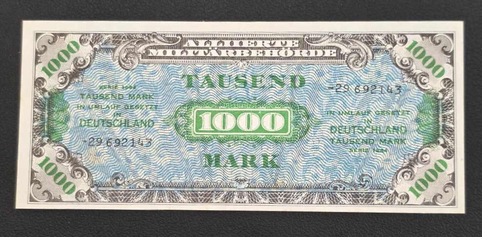 Germany Allied occupation 1000 Mark 1944