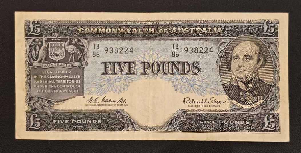 Commonwealth of Australia 5 Pounds 1960