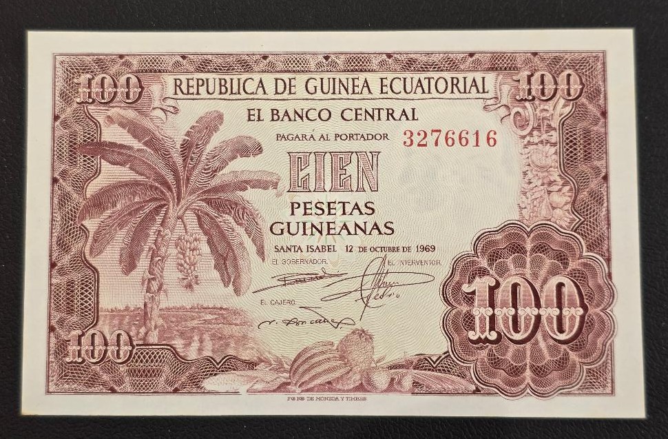 Equatorial Guinea 100 Pesetas 1969
