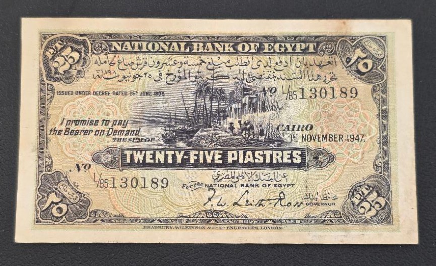 Egypt 25 Piastres 1947
