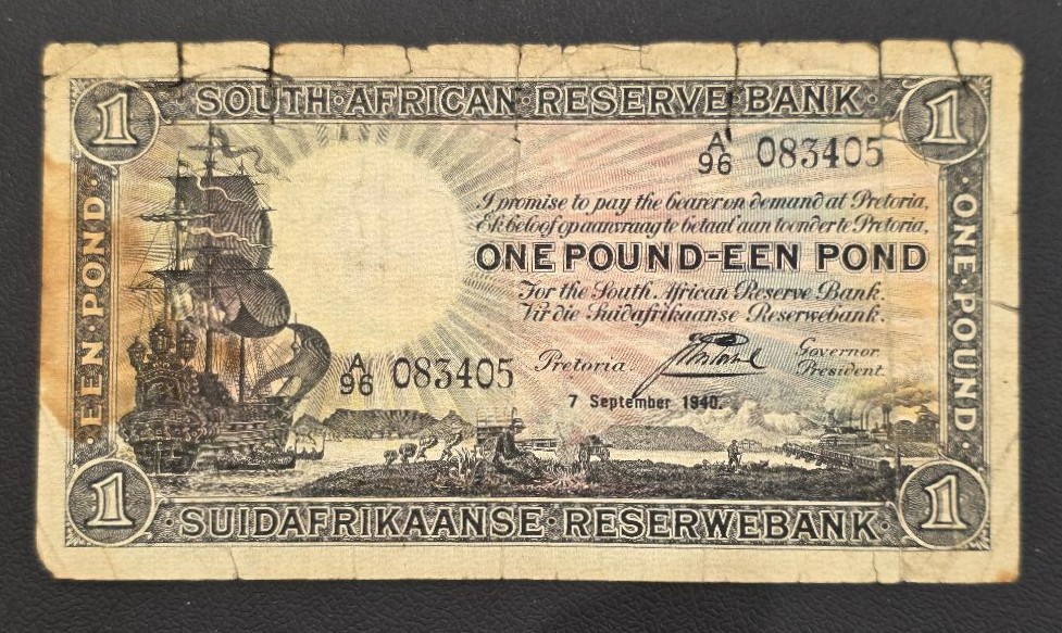 South Africa 1 Pound 1940