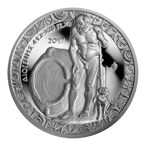 Greece 10 Euro 2017 Diogenes Silver proof