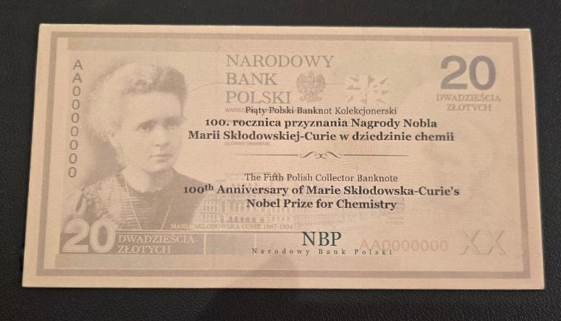 Poland 20 Zlotych 2011 Marie Curie Commemorative