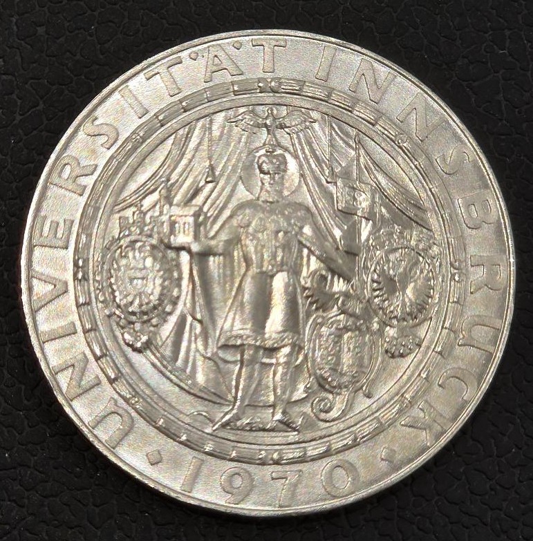 Austria 50 Schilling 1970 Innsbruck University Silver