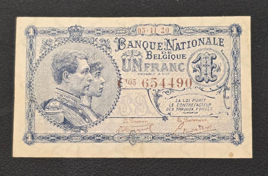 Belgium 1 Franc 1920