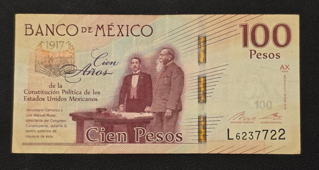Mexico 100 Pesos 2017 Commemorative