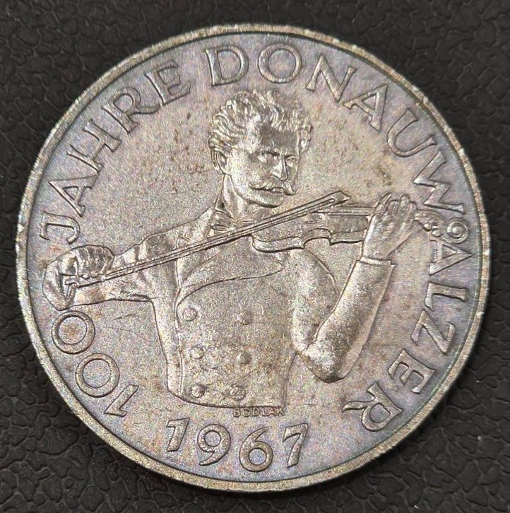 Austria 50 Schilling 1967 (Blue Danube Waltz) Silver