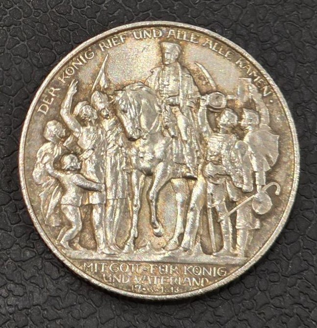 Germany (Prussia) 2 Marks 1913 Declaration of war against Napoleon